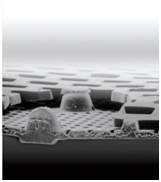 Double sided, bioresorbable material composed of polylactic acids blended with acetyl tributyl citrate,a citric acid ester.