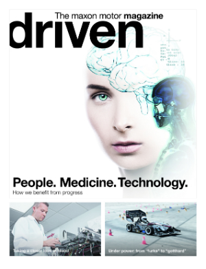 driven magazine by maxon motor